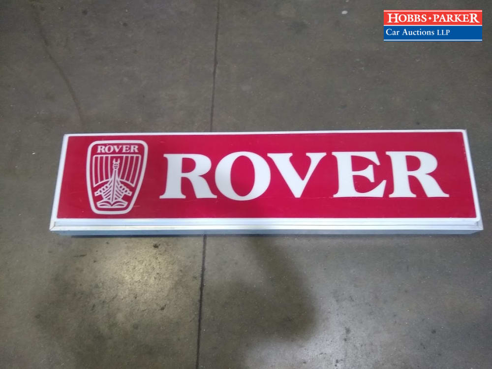  Rover illuminated sign 